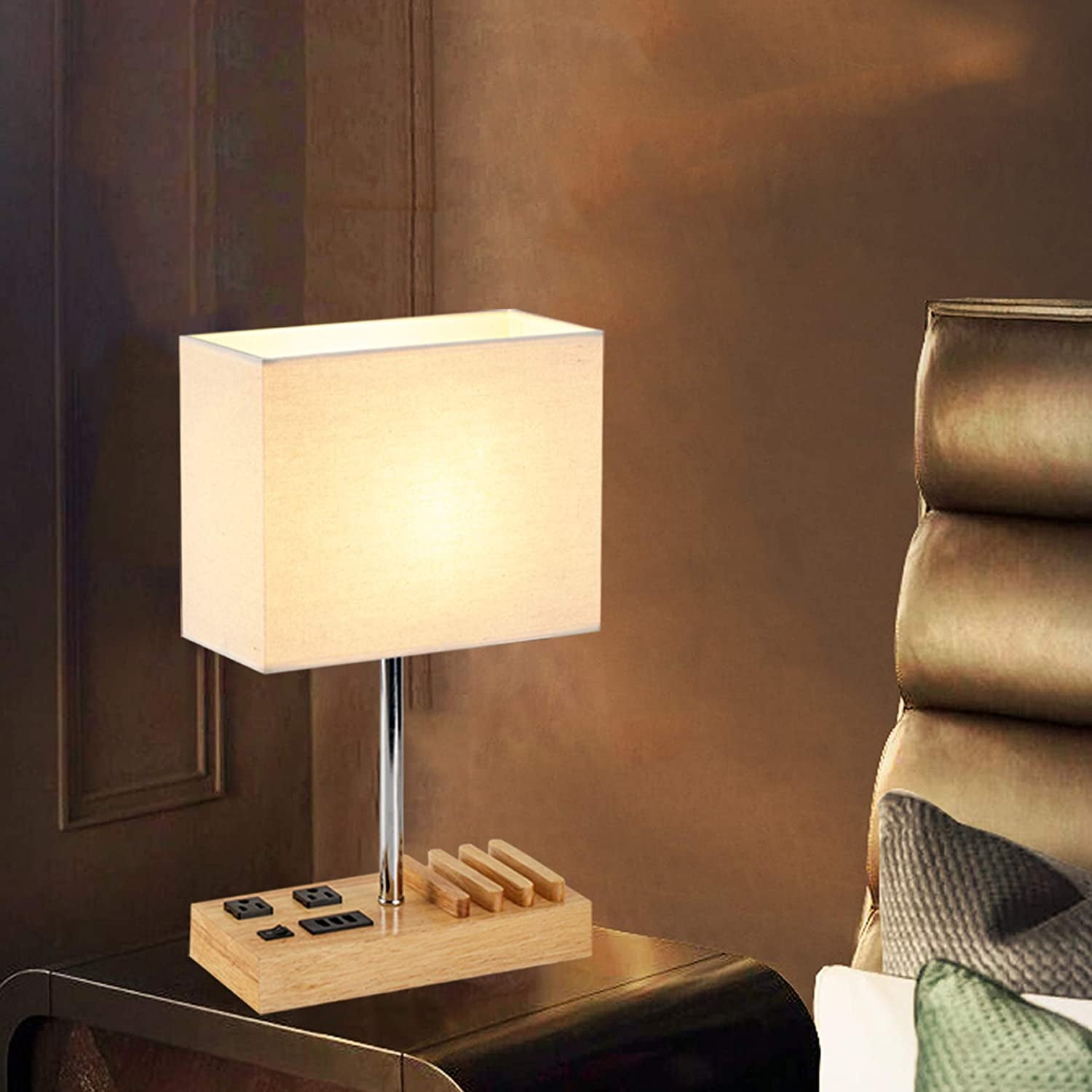 Desk Lamp with 3 USB Charging Ports