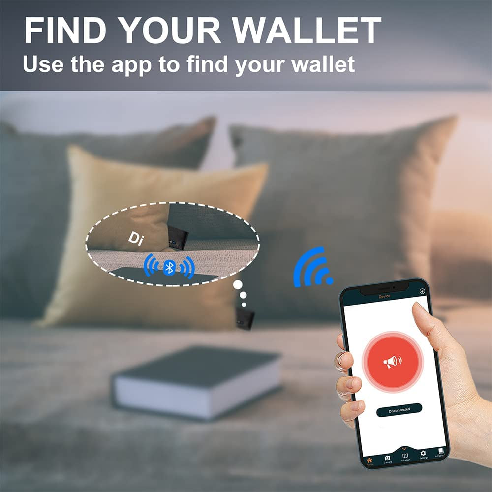 Anti-Lost Tracker Bluetooth Wallet 