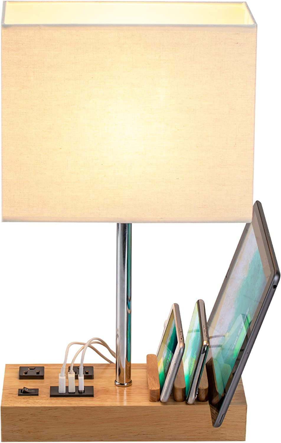 Desk Lamp with 3 USB Charging Ports